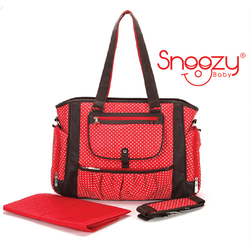 S.B Annabelle Red Nappy Bag
